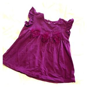 ADORABLE Tea Collection Ruffle Sleeve Baby Tee